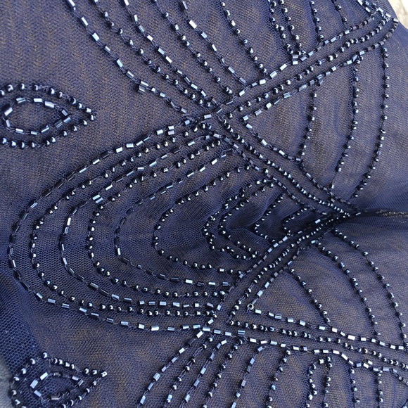 AE Mesh Sheer Beaded Blouse - Picture 3 of 5